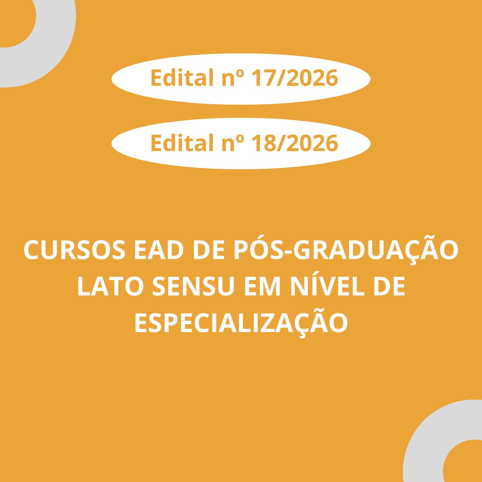 IFRN abre 120 vagas em especializações a distância para 2026.2