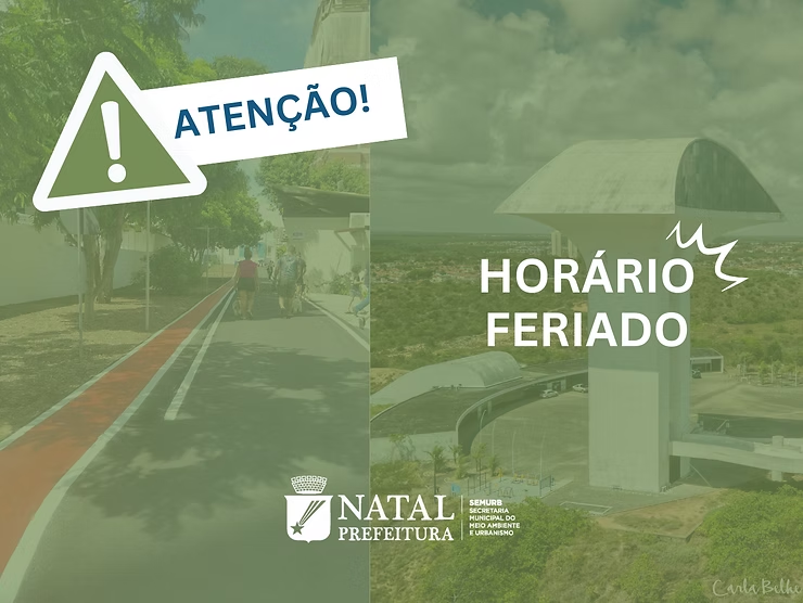 Funcionamento do Parque e Bosque durante o feriado de Tiradentes